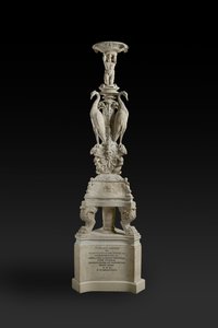 Candelabrum with Image of Cranes