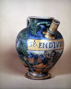 Ceramic Jug of Urbin. 16th Century. Museo del Castello. Milan