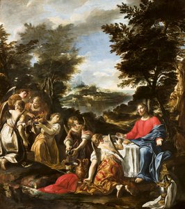 Christ Served by Angels