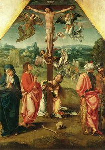 Crucifixion by Italian School