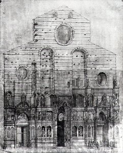 Design of the facade of Santa Maria del Fiore or the Duomo, Florence