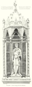 Donatello, Saint George of Orsanmichele (engraving) by Italian School