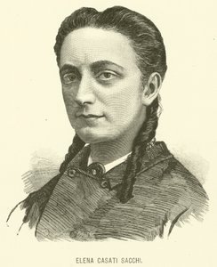 Elena Casati Sacchi (engraving) by Italian School