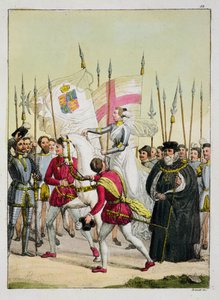 Elizabeth I, plate 12 from The History of the Nations