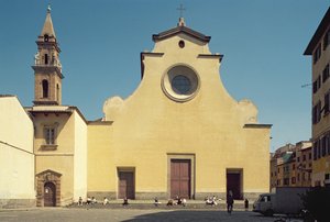 Facade of Santo Spirito by Italian School