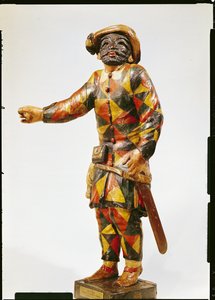 Figure of Harlequin from the Seraphin Theatre