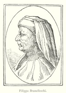 Filippo Brunelleschi (engraving) by Italian School