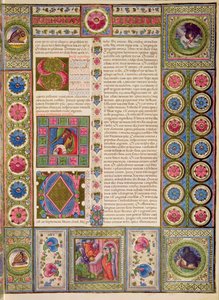 Opening to the Book of the Prophet Zephaniah, from the Borso d
