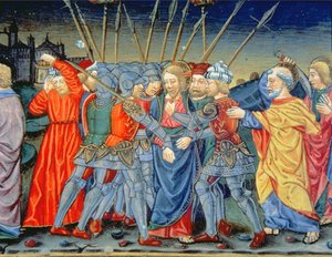 Simon Peter Defends Christ and Wounds a Soldier with a Sword