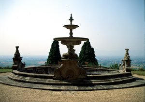 Fountain, Villa Celle by Italian School