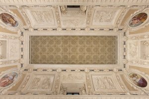 Four Seasons and ceiling by Italian School
