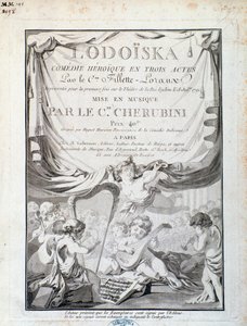 Frontispiece of Lodoiska, opera by Luigi Cherubini