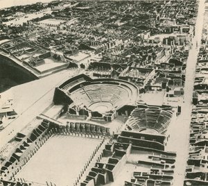 General View of Pompeii by Italian School