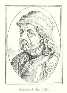 Giuliano da Sangallo (engraving) by Italian School