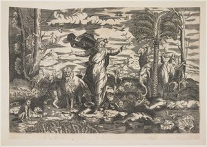 God Creating the Animals, c.1550