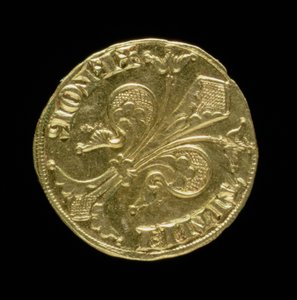 Gold Florin (obverse) with a Fleur de Lys, Florentine, 1252