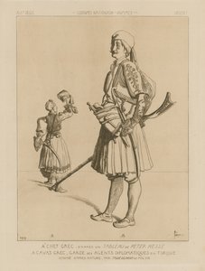 Greek Costumes from the 19th Century by Italian School