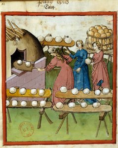 Health manual: baking bread by Italian School