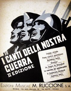 The Songs of Our War, Fascist Italian Songbook by Italian School
