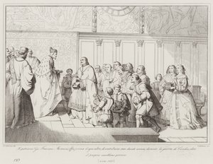 Patriarch Gio Francesco Morosini Offers, First of All, to Contribute 5000 Ducats Annually (engraving) by Italian School