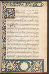 Italian Renaissance roman type, from Epistolae ad Brutum, by Marcus Tullius Cicero