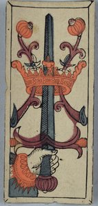Italian playing card, 17th century by Italian School
