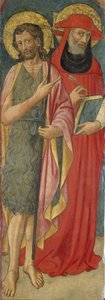 John the Baptist and St. Jerome, c.1430 by Italian School