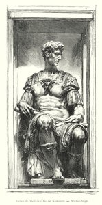 Julien de Medicis, Duke of Nemours (engraving) by Italian School