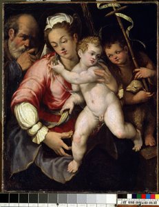 The Holy Family with John the Baptist
