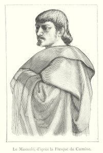 Masaccio, after the Fresco of the Carmine (engraving) by Italian School