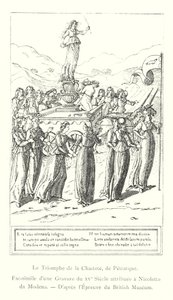 The Triumph of Chastity by Petrarch (engraving)