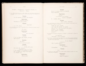 Libretto of Tosca by Giacomo Puccini, Edition Ricordi, Italy by Italian School