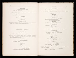 Libretto della Tosca by Giacomo Puccini, Edition Ricordi, Italy by Italian School