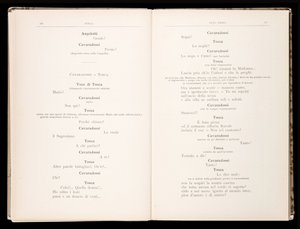 Libretto della Tosca by Giacomo Puccini, Edition Ricordi, Italy by Italian School