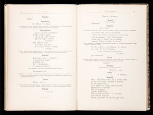 Libretto of Tosca by Giacomo Puccini, Edition Ricordi, Italy by Italian School