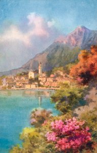 Limone, Lake Garda, Italy by Italian School