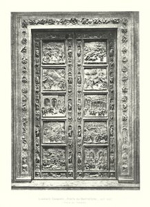 Lorenzo Ghiberti, Door of the Baptistery by Italian School