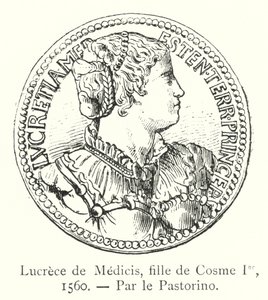 Lucrece de Medicis, daughter of Cosimo I by Italian School
