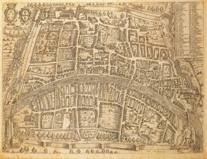 Map of Pisa by Italian School