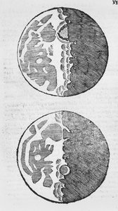 Maps of the Moon, Illustration from Sidereus Nuncius by Galileo Galilei, 1610