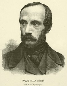 Mazzini in His Prime by Italian School