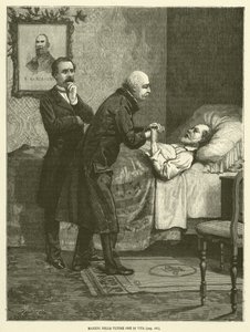 Mazzini in His Last Hours by Italian School