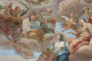 Milan, Church of San Francesco da Paola, Fresco Hall Palazzo by Italian School