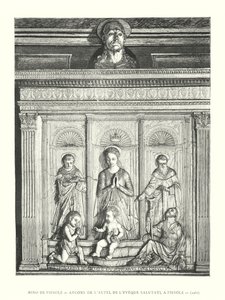 Mino da Fiesole, Altarpiece of Bishop Salutati, in Fiesole
