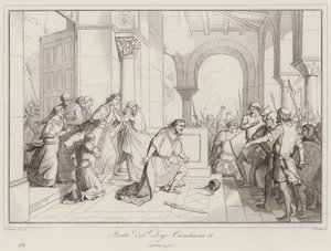 Death of the Doge Candiano IV, 976 by Italian School