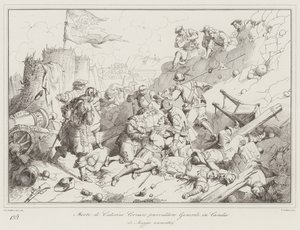 Death of Caterino Cornaro, General Commissioner in Candia by Italian School