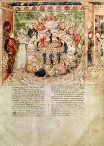 Sir Galahad is Welcomed to the Round Table, from the Queste del Saint Graal by Italian School