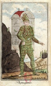 Papageno the bird-catcher, from The Magic Flute by Wolfgang Amadeus Mozart