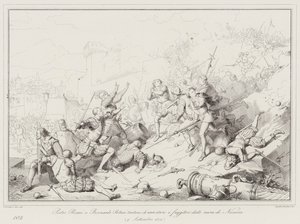 Pietro Pisani and Bernardo Polani Attempt to Arrest the Fugitives from the Walls of Nicosia