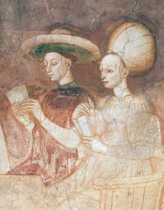 Playing with Tarot Cards (detail) by Italian School